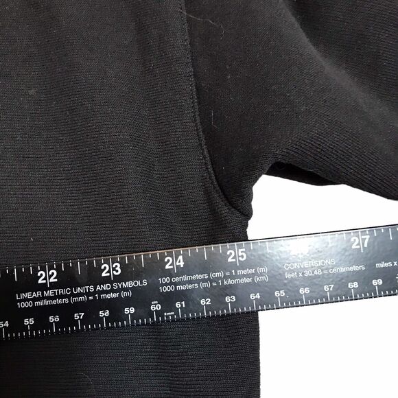 Women’s Champion Reverse Weave Sleeve Logo High-Neck Sweatshirt Black XL‎ - Picture 6 of 10